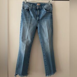 MOTHER Blue Ankle & Cropped Jeans